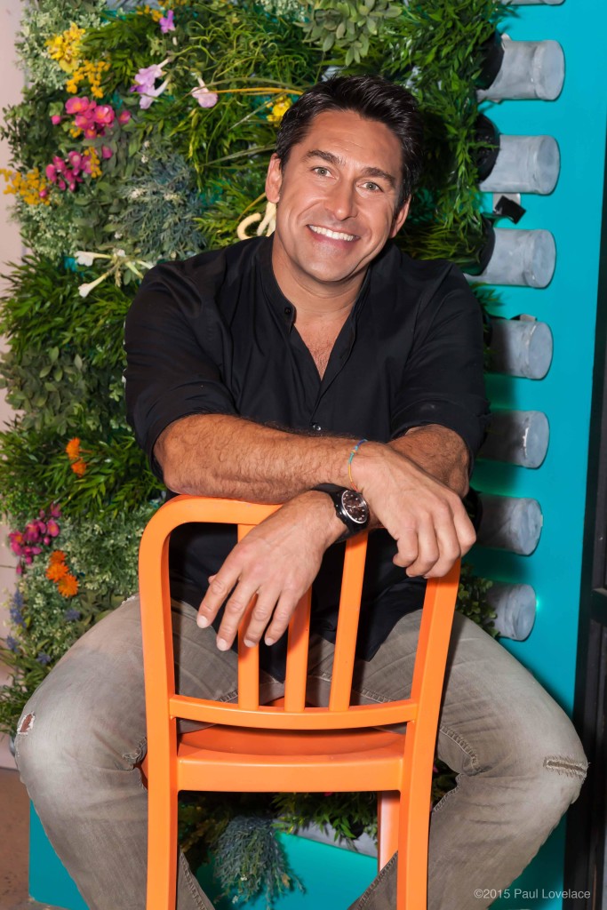 Jamie Durie is the special guest of The Living Room, Network Ten, Sydney. 28 May 2015